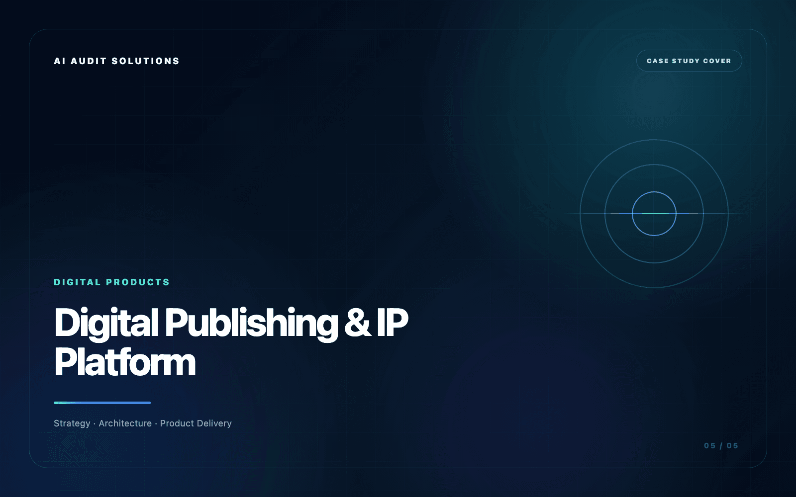 Digital Publishing & IP Platform case study cover
